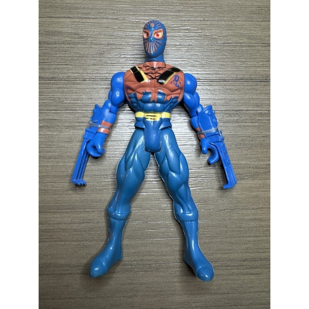 VTG Ultimate Ninja Warrior Posable Action Figure Model Loose 6" Blue VAULTED